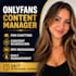 be your onlyfans content manager and fan chatter