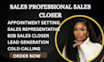 boost your sales with professional appointment setting and sales closing