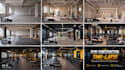 create fitness center construction time lapse videos