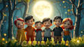 create magical childrens book illustrations and cover designs