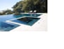 create a 3d swimming pool design with lighting and spillover details