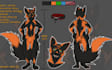 custom character sheet furry fursona oc reference sheet nsfw furry ref
