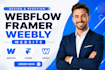 build framer webflow weebly website design figma to framer webflow landing page