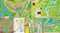 do campground map illustration vector rv park map resort site plan property map