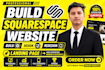 modern squarespace website design, development, redesign as a squarespace expert