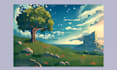 design landscapes or other backgrounds