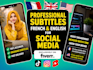 create subtitles and captions
