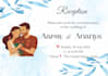design elegant and custom wedding reception invitation cards