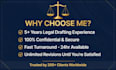 draft professional legal documents and contracts