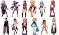 create nsfw pixel art character nsfw pixel art animation nsfw pixel sprite sheet