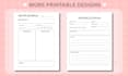 design custom printable planners, journals, or notepads