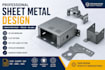 create sheet metal designs for laser cutting and cnc bending