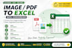 do pdf to docs and image to excel data conversion