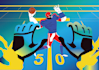 create american football illustration