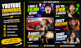 be designing catchy youtube thumbnail