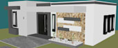 design a basic 3d house model