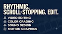 edit rhythmic promo videos that create buzz and drive action