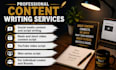 write social media content and script