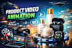 3d product animation and 3d character video