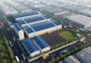 reshaped industrial building, warehouse facility layout, factory, pallet, render