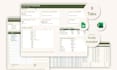 build construction budget spreadsheet, donation, project cost tracking dashboard