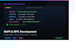 develop bapi and rfc in sap abap