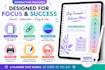 create clickable hyperlink adhd planner in canva