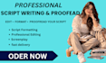 edit, format, and proofread your script