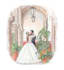 custom wedding illustrations, romantic venues