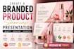 create a branded product showcase presentation