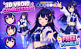 create 3d character models, vrchat avatar, vtuber character and vroid
