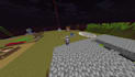 be your minecraft player to flatten land or gather resources