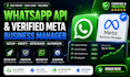 setup verified meta bm and whatsapp business api with automation