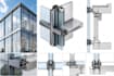 create window wall, glazing and structural glazing details
