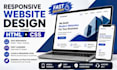 design a responsive website using HTML or CSS
