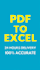 do fast PDF to excel data entry with 100 percent accuracy in 24 hours