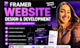 framer website design develop framer website framer landing page framer expert