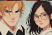 do a custom anime oc character illustration with unique style