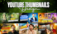 design best CTR boosting youtube thumbnails