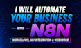 automate your business with n8n workflows, API integration and webhooks