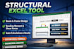 create professional structural engineering excel calculation spreadsheets