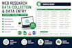 do web research and data collection