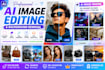 create custom ai images and do ai professional image editing