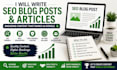 write SEO blog posts and articles that rank on google