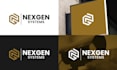 design tech crypto security and technology logo