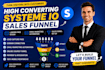 build systeme io sales funnel, systeme io landing page, systeme io website