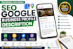 write google business descriptions