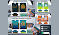do professional custom jersey design and sublimation design