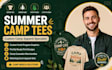 create custom tshirts for summer camp and youth program school spirit designs