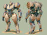 design sci fi mecha and robot concept art